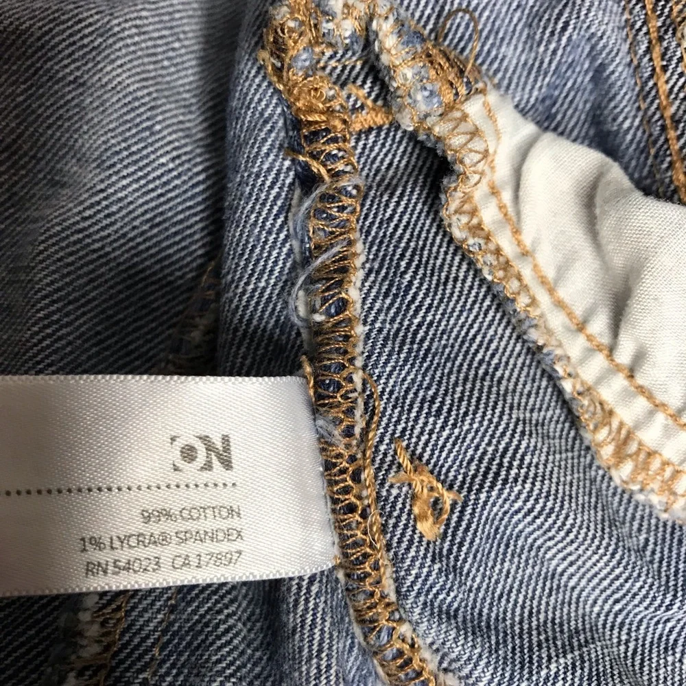 Old Navy small blue jean denim button up jacket